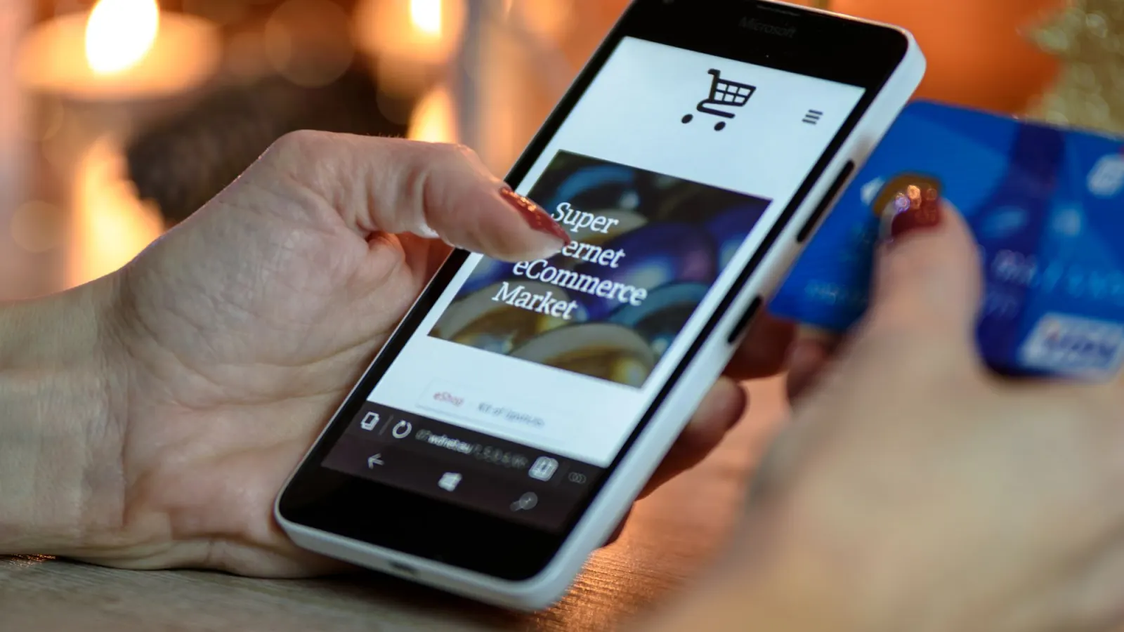 Comparing digital product storefront platforms on a laptop