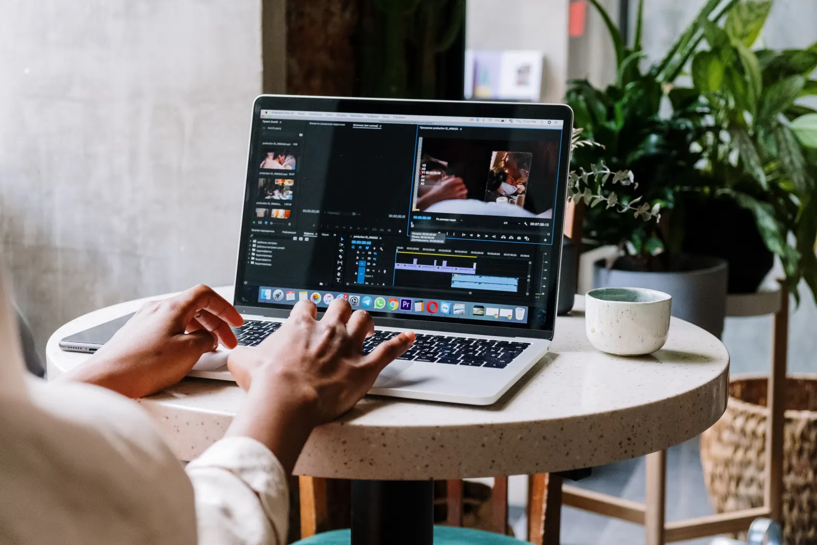 Photo editing workspace for creating and selling Lightroom presets
